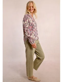 Blusa de manga larga con estampado