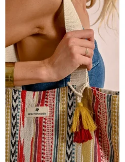 Bolso bordado multicolor