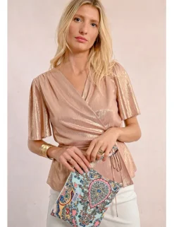 Bolso de mano con estampado
