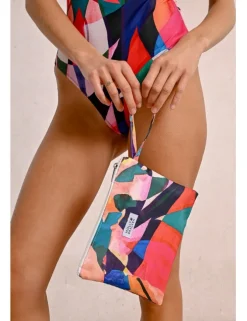 Bolso de mano con estampado
