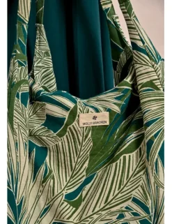Bolso grande estampado tropical