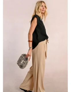 Bolso-neceser de mano estampado animal