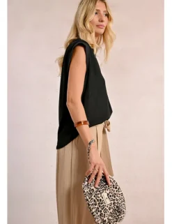 Bolso-neceser de mano estampado animal