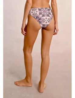 Braguita de bikini ancha con estampado