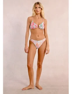Braguita de bikini con estampado y hebilla