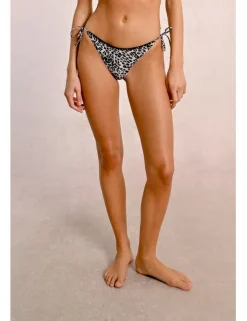Braguita de bikini con estampado y lazada