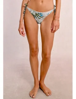 Braguita de bikini con estampado y lazada