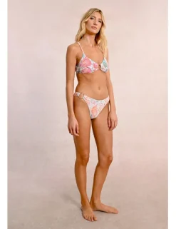 Braguita de bikini con estampado y hebilla