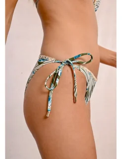 Braguita de bikini con estampado y lazada