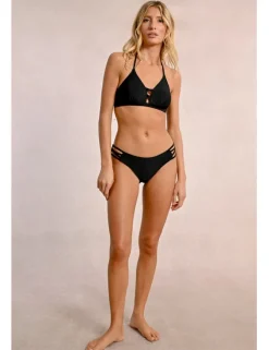 Braguita de bikini lisa con detalles en los laterales