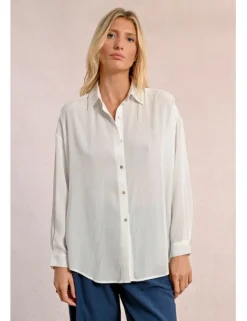 Camisa de manga larga amplia