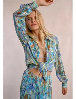 Camisa de manga larga con estampado