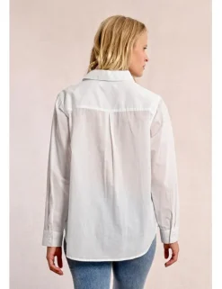 Camisa de manga larga detalle abalorios