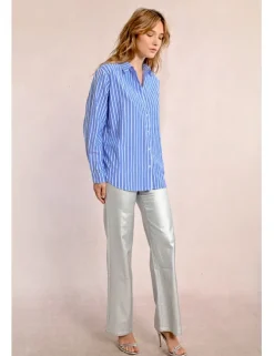 Camisa de manga larga estampado rayas