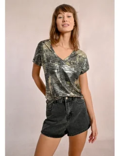 Camiseta de manga corta con estampado