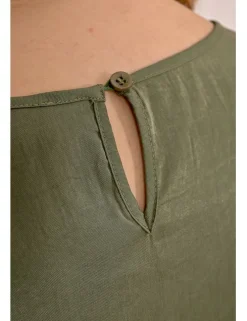Camiseta de manga corta con volantes