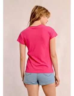Camiseta de manga corta escote V