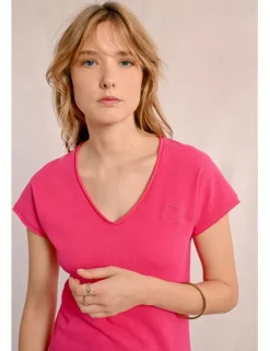 Camiseta de manga corta escote V