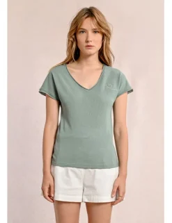 Camiseta de manga corta escote V