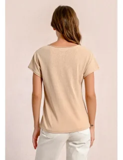Camiseta de manga corta escote V