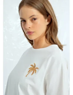 Camiseta de manga larga con estampado
