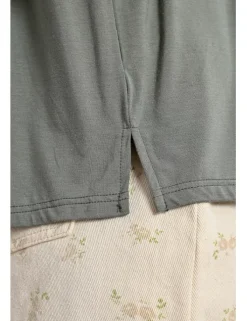 Camiseta lisa de manga corta