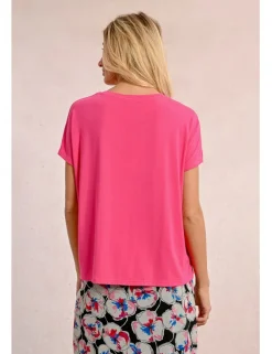 Camiseta lisa de manga corta