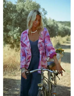 Chaqueta de manga larga con estampado