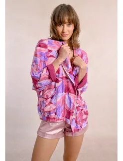 Chaqueta de manga larga con estampado