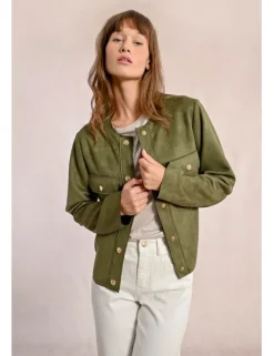 Chaqueta de manga larga detalle bolsillos