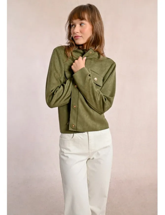 Chaqueta de manga larga detalle bolsillos