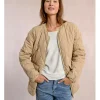 Chaqueta de manga larga en tejido acolchado