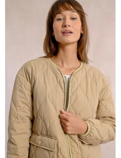 Chaqueta de manga larga en tejido acolchado