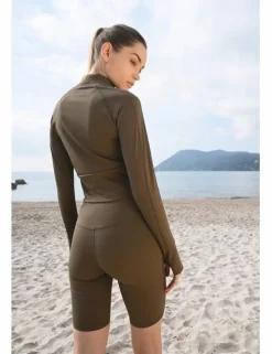 Chaqueta tejido deportivo, de manga larga