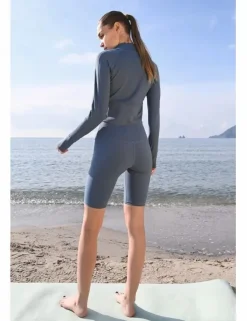 Chaqueta tejido deportivo, de manga larga
