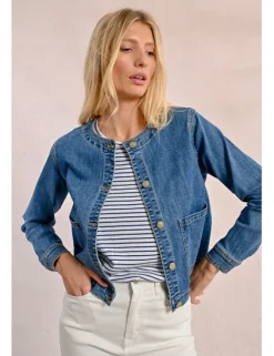 Chaqueta vaquera de manga larga