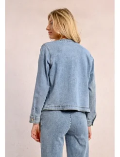 Chaqueta vaquera de manga larga