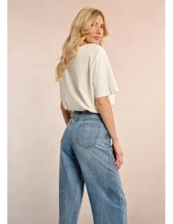 Denim droit