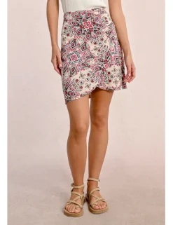 Falda corta con estampado
