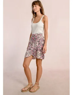 Falda corta con estampado
