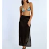 Falda midi de crochet