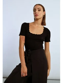 Jersey de manga corta ajustado