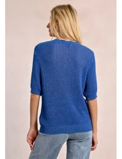 Jersey de manga corta escote en V
