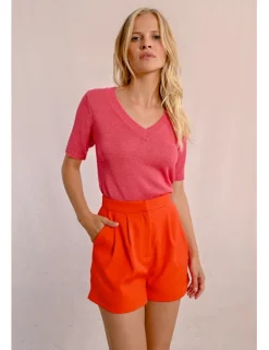 Jersey de manga corta escote en V
