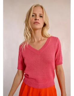 Jersey de manga corta escote en V