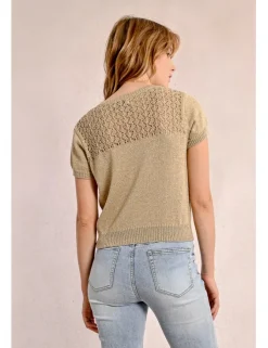 Jersey de manga corta escote en V