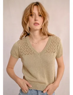 Jersey de manga corta escote en V