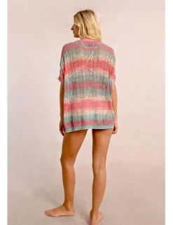 Jersey de manga corta multicolor