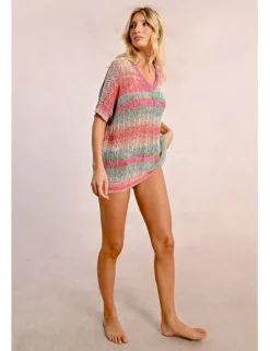 Jersey de manga corta multicolor