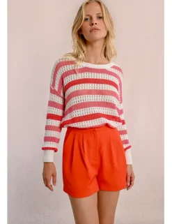 Jersey de manga larga de rayas